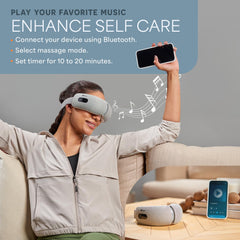 LifePro heated eye mask relieves eye strain and promotes relaxation