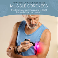 LifePro infrared light therapy wrist strap setup for hands-free use