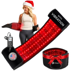 LifePro Red Light Therapy Belt close-up showing 105 LEDs for targeted body warmth