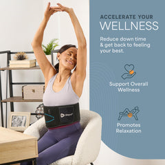LifePro adjustable wrap contours around the body for personalized therapy