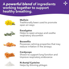 LifeSeasons Lung Capaci-T capsules closeup presents uniform capsules for convenient daily use.