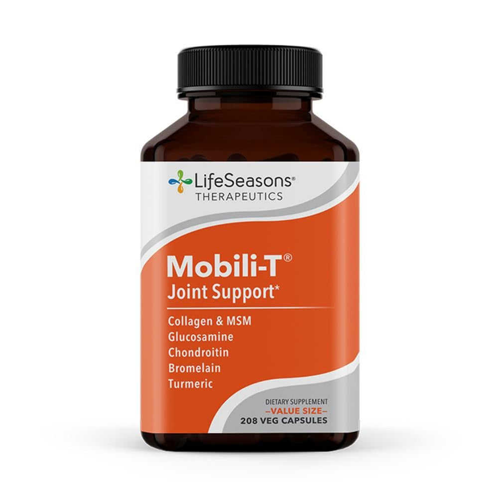 LifeSeasons Mobili-T bottle front view for daily joint support