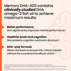 LifeSeasons NeuroQ-400 omega-3 quality focus supports brain health.