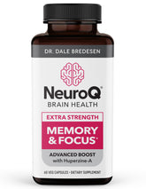 LifeSeasons NeuroQ bottle with capsules supports daily focus and mental clarity.