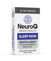 LifeSeasons NeuroQ Sleep Now bottle front, ready for a nightly rest.