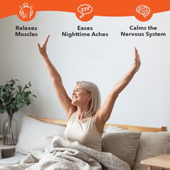 LifeSeasons Relieve-R PM label highlights blend of natural ingredients.