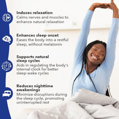 LifeSeasons Rest-ZZZ label close-up featuring herbal blends for restful evenings
