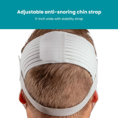 LIFESOURCE stability strap with Velcro, closeup, keeps strap secure through the night.