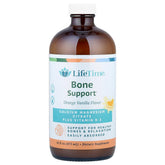 LifeTime Liquid Calcium Magnesium orange-vanilla bottle supports daily bone and muscle health