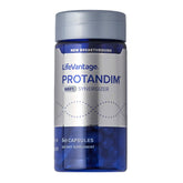 LifeVantage Protandim NRF1 Synergizer bottle boosts cellular energy through mitochondria support.