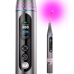 LifeZoom red light therapy wand for face with gentle infrared light for facial skincare