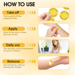 Liftouch dopamine patch on skin boosts concentration and motivation.