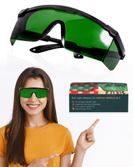 Gafas LIGHTMEUP para terapia de luz roja protegen ojos durante sesiones largas