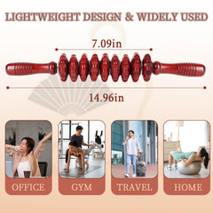 Liitrton masaje muscular 39 cm con rodillos suaves para relajación