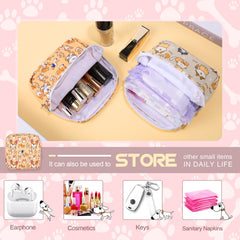 Likesing canvas closeup, waterproof fabric and robust interlayer for small items.