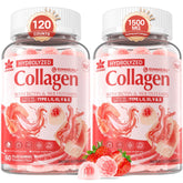 LILICARE 2Pack collagen gummies with liquid core for potentially faster absorption and skin support.