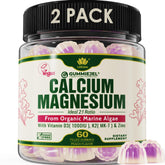 LILICARE calcium gummies bottle front, vegan formula with D3, K2 and magnesium for bone support.