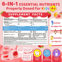 LILICARE D3K2 gummies kid snack time showcases sugar-free daily vitamin routine for growing kids