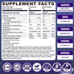 Close-up of colorful LILICARE gummies for a melatonin-free nightly option.