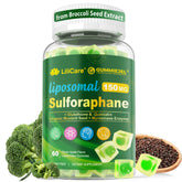 LILICARE liposomal sulforaphane bottle showing premium antioxidant formula