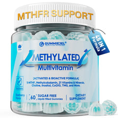 LILICARE methylated multivitamin gummies outer packaging highlights sugar-free daily wellness.