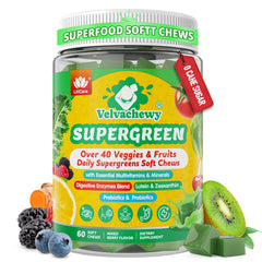 LILICARE Super Greens Soft Chews bottle for daily wellness support