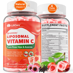 LILICARE Vitamin C Gummies front view for daily immune support.