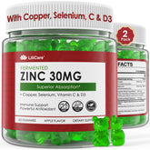 LILICARE Zinc Gummies bottle front showing fermented zinc for daily immune support