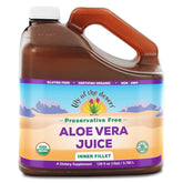 Lily of the Desert Aloe Vera Juice bottle promotes digestive wellness.