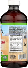 Lily Of The Desert Aloe Vera Gel label closeup for immune support