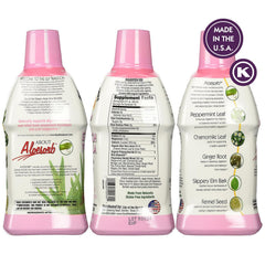 Lily of the Desert Stomach Formula label highlights Aloesorb for enhanced benefits.