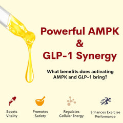 LimerenxLush berberine drops being poured for easy dosing