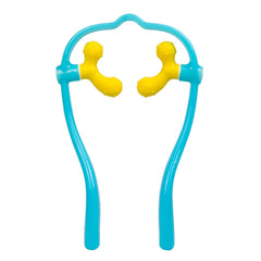 Lindo Shiatsu Neck Massager four-point knobs provide gentle neck relief at home.