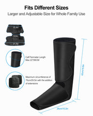 LINGTENG leg massager with heat warms feet for cozy comfort.