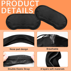 Lipetol eye mask adjustable straps for secure fit.