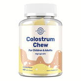 Lipmaxmall bovine colostrum chews vanilla bottle label highlights immune support.