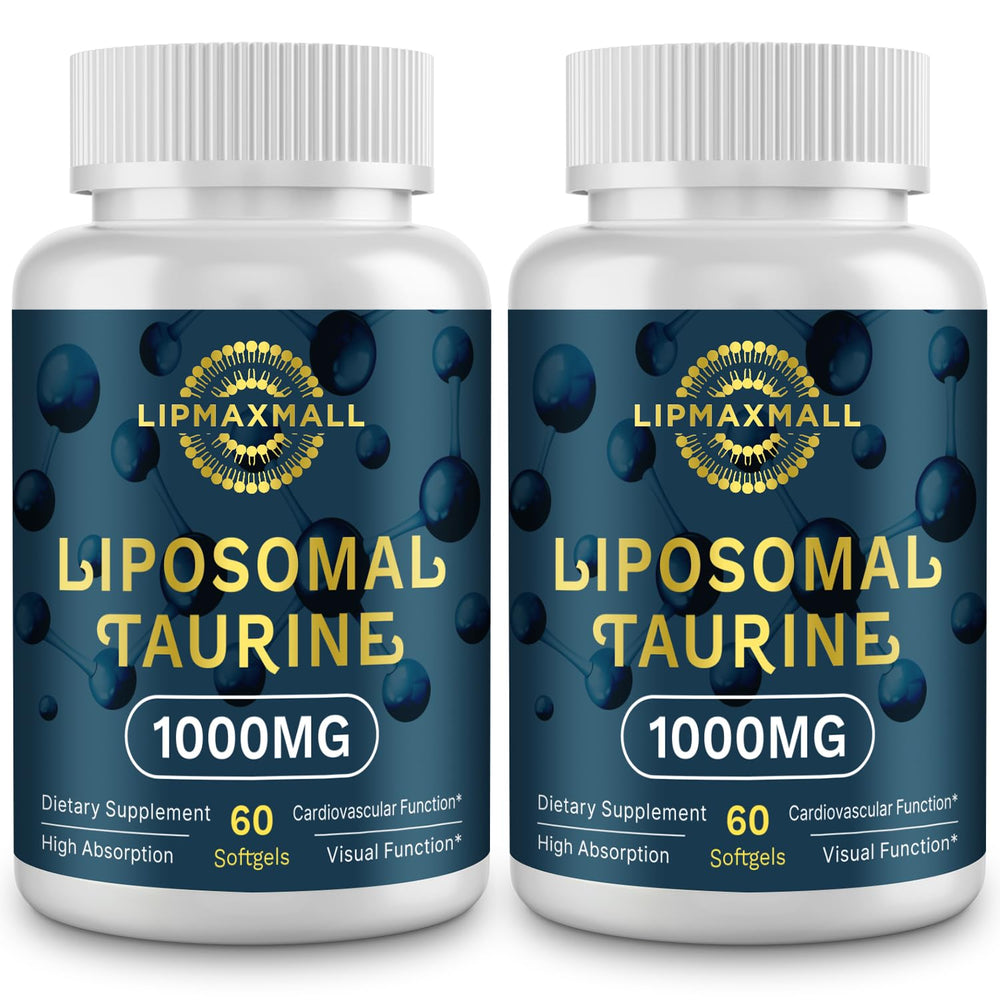 Lipmaxmall Liposomal Taurine Softgel for heart support and daily vitality.