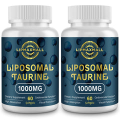 Lipmaxmall Liposomal Taurine Softgel for heart support and daily vitality.