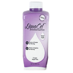 LiquaCel grape bottle pour, convenient daily protein for recovery support.