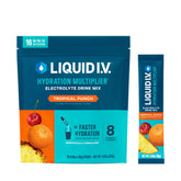 Liquid I.V. Tropical Punch package with single-serve packets for on-the-go hydration