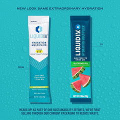Liquid I.V. Hydration Multiplier Watermelon 3-pack packaging on shelf