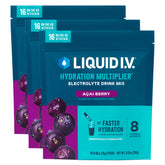 Liquid I.V. Acai Berry hydration bottle for on-the-go hydration