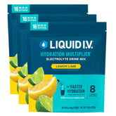 Liquid I.V. Hydration Multiplier Lemon Lime packet for on-the-go hydration