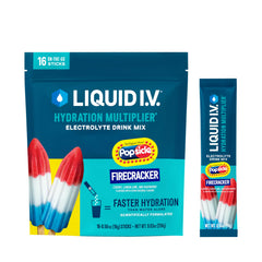 Liquid I.V. Hydration Multiplier Popsicle Firecracker pack ready for on-the-go hydration.