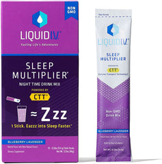 Liquid I.V. Hydration Multiplier Sleep blueberry lavender packet for convenient nightly hydration