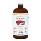 LIQUIDHEALTH B-Complex bottle shown for steady energy support