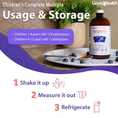 LIQUIDHEALTH Citrus Mango flavor makes taking vitamins enjoyable for kids.