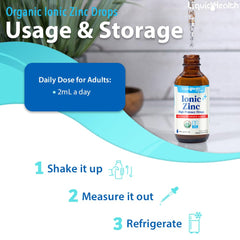 LIQUIDHEALTH zinc drops can mix easily with beverages.