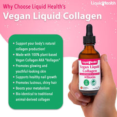 LIQUIDHEALTH collagen bottle with Raspberry Melon flavor encouraging daily use.