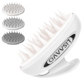 LISAAVO scalp massager brush with soft bristle for gentle cleansing and relaxation